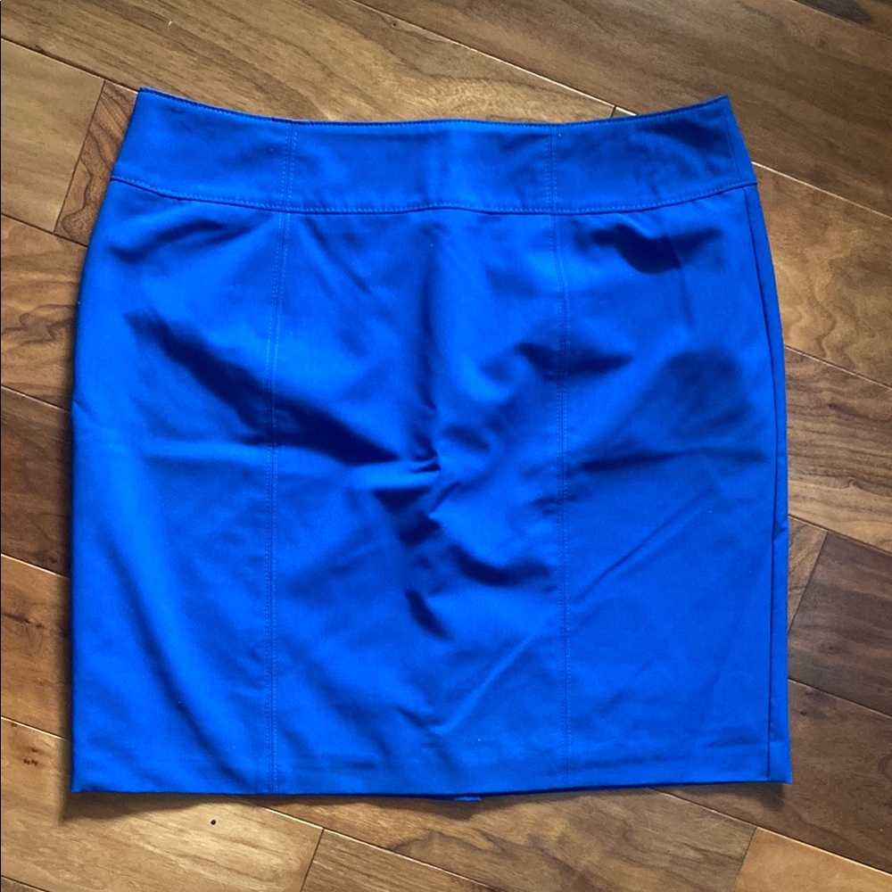 Worthington Blue Mini Pencil Skirt for Work